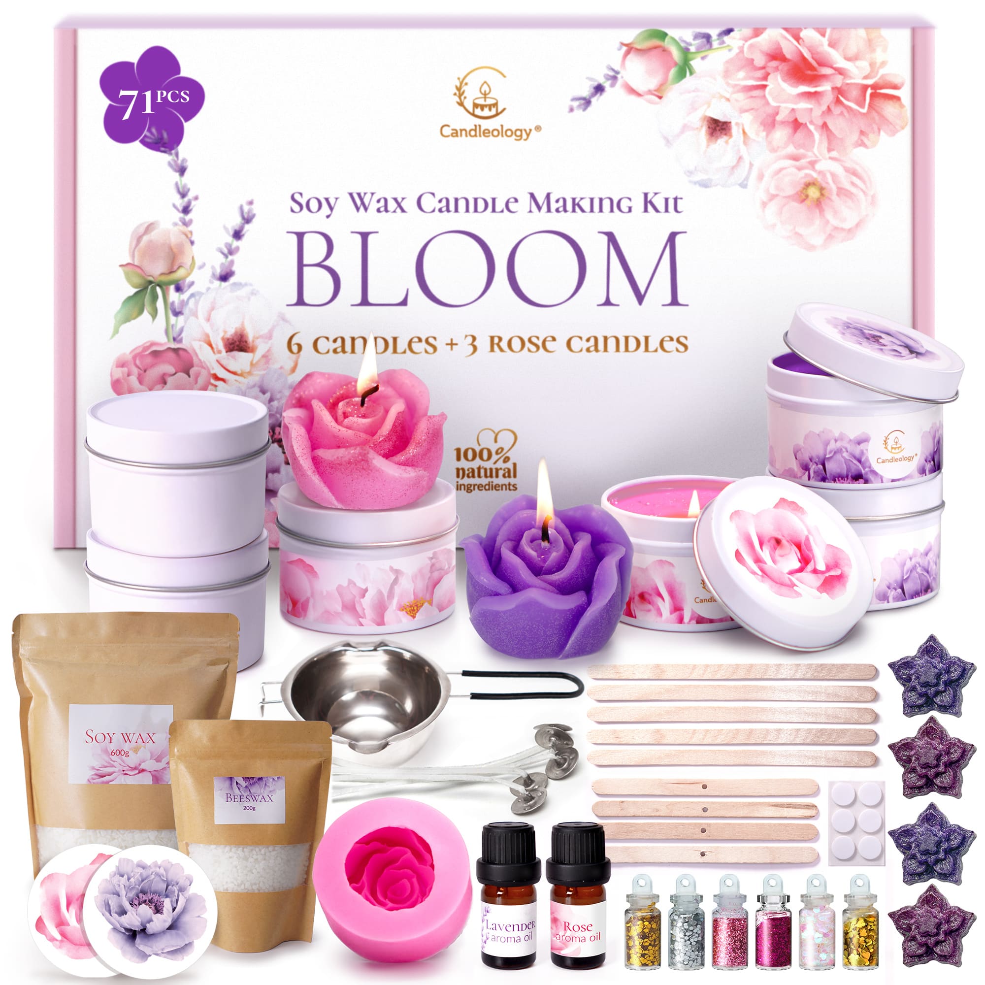 Candleology Soy Candle Making Kit BLOOM