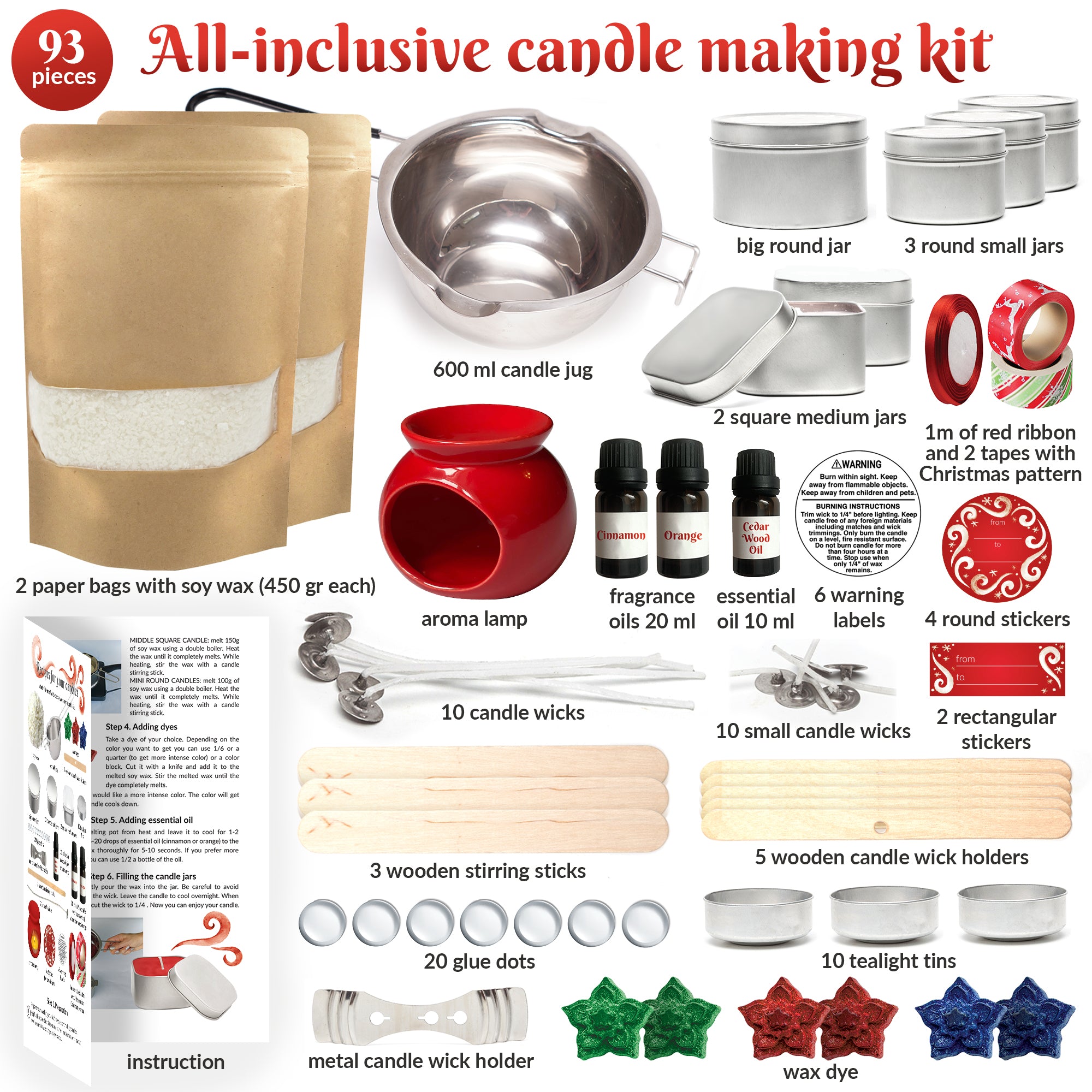 Christmas Soy Candle Making Kit