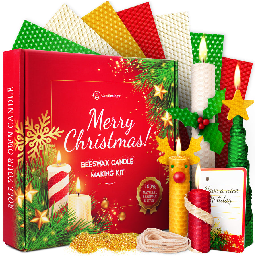 Christmas Beeswax Candle Making Kit