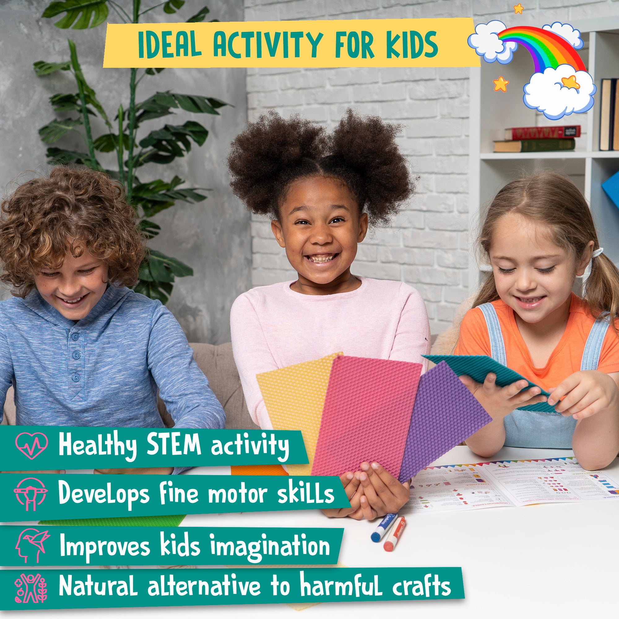 Kids Beeswax Candle Making Kit