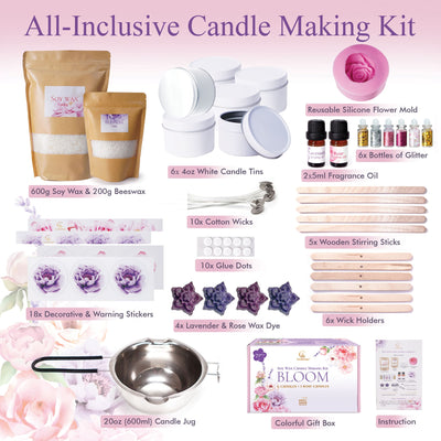 Candleology Soy Candle Making Kit BLOOM